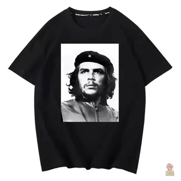 T-shirt noir au message révolutionnaire