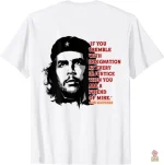 T-shirt citation Che Guevara, style graphique engagé