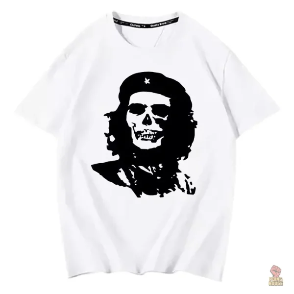 t-shirt-che-guevara-crane-revolutionnaire-1 T-shirt Crâne Révolutionnaire au style communiste