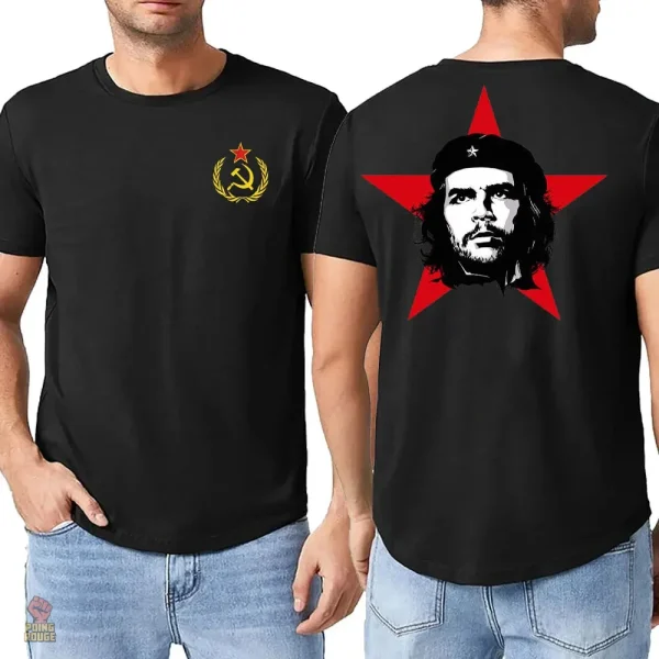 t-shirt-che-guevara-double-embleme-1 T-shirt double emblème communiste