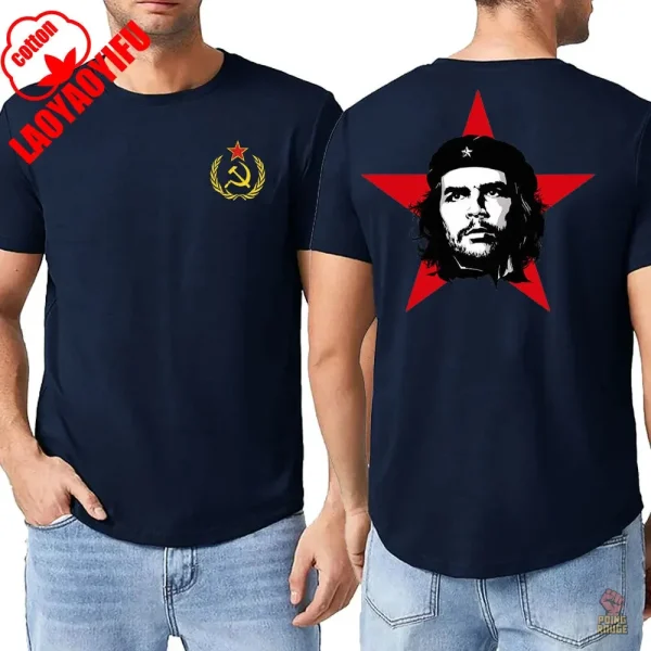 T-shirt à design graphique inspiré du communisme