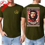 T-shirt au style rétro avec symboles politiques