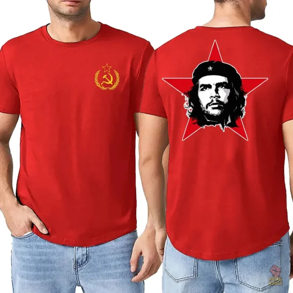 T-shirt à motifs inspirés du communisme