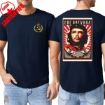 T-shirt à double emblème politique