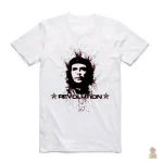 T-shirt éclaboussure au style communiste unique