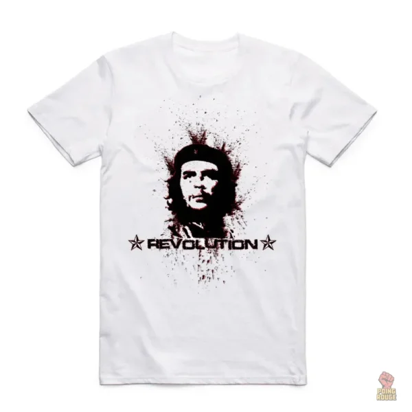 T-shirt éclaboussure au style communiste unique