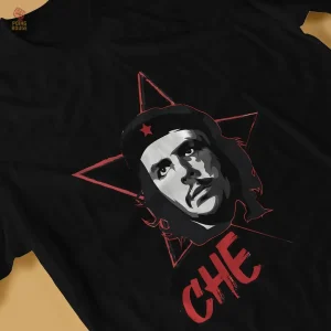 T-shirt communiste avec motif étoile emblématique