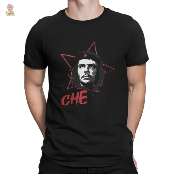 T-shirt à motif étoile, style rétro et engagé