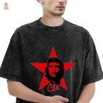 T-shirt en coton avec symbole communiste