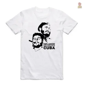 T-shirt Che Guevara avec illustration de Che et Fidel Castro