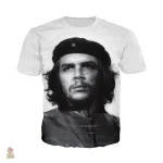 T-shirt avec impression 3D et symboles communistes