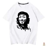 T-shirt Guy Fawkes au design communiste