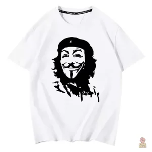 T-shirt Guy Fawkes au design communiste
