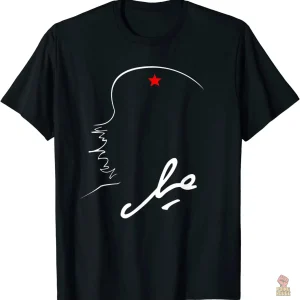 T-shirt Che minimaliste, design inspiré de Che Guevara