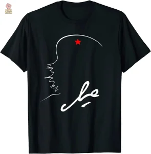 T-shirt avec illustration iconique de Che, style épuré