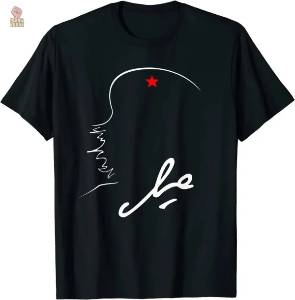 T-shirt avec illustration iconique de Che, style épuré