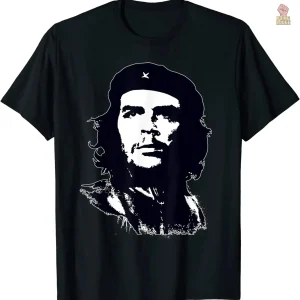 T-shirt noir classique pour un style communiste