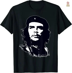 T-shirt noir, symbole du mouvement communiste, style intemporel