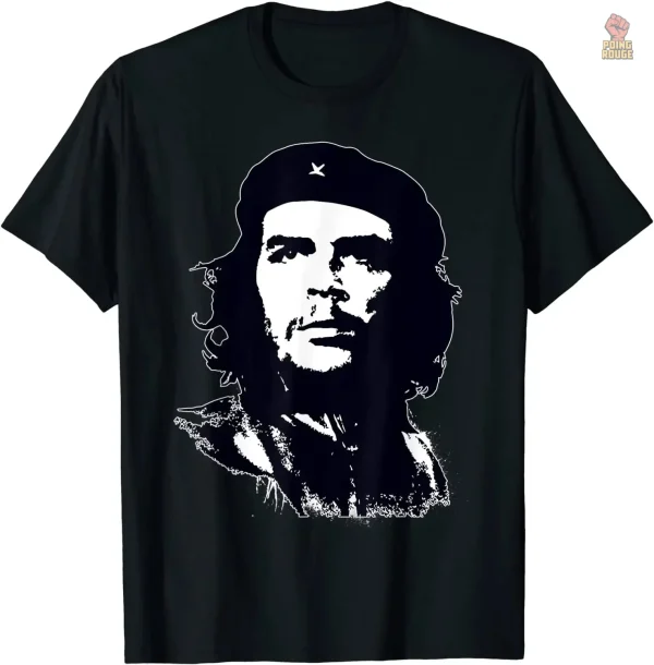 T-shirt noir, symbole du mouvement communiste, style intemporel
