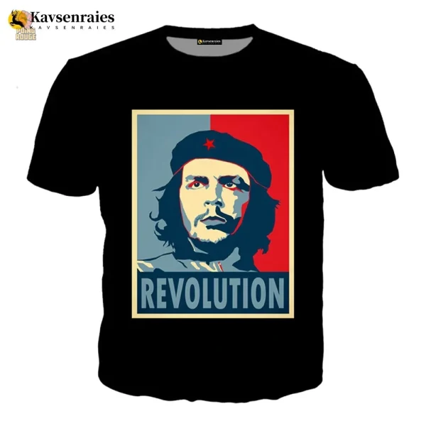 t-shirt-che-guevara-poster-revolution-1 T-shirt Révolution communiste