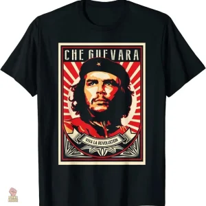 T-shirt révolutionnaire Che Guevara en coton