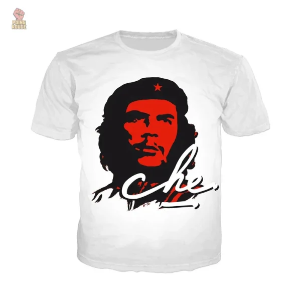 t-shirt-che-guevara-signature-emblematique-1 T-shirt emblématique au design communiste