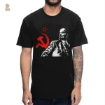 T-shirt à motif de Lénine, symbole du communisme