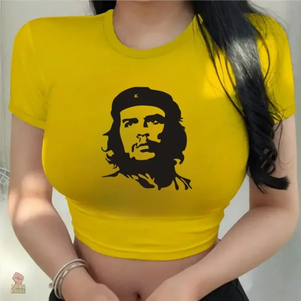 T-shirt court de style révolutionnaire pour femmes