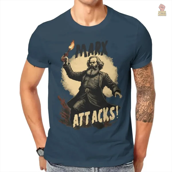 T-Shirt Karl Attacks pour un look révolutionnaire