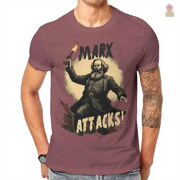 T-Shirt Karl Attacks, idéal pour les discussions