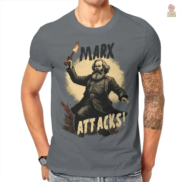 T-Shirt Karl Attacks, style graphique unique