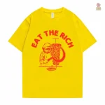 Tee-shirt avec un message fort sur la richesse