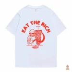 T-Shirt "Eat the Rich" en style communiste - vue 2
