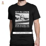 T-Shirt Get In Loser en style communiste