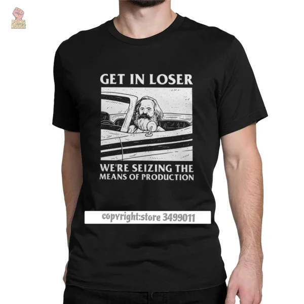 t-shirt-karl-marx-get-in-loser-1 T-Shirt Get In Loser en style communiste