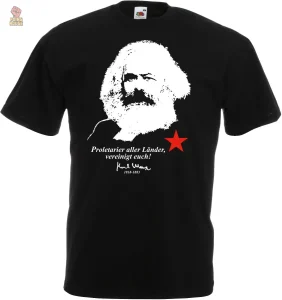 T-Shirt communiste Prolétaires en coton confortable