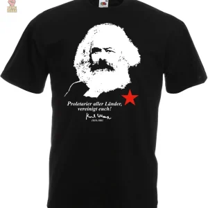 T-Shirt communiste Prolétaires en coton confortable