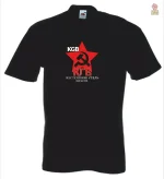 T-shirt en coton KGB Hard as Steel