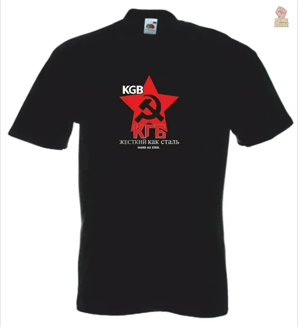 T-shirt en coton KGB Hard as Steel