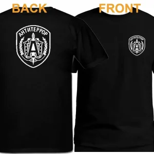 T-shirt KGB Spetsnaz Alfa Antiterror en coton