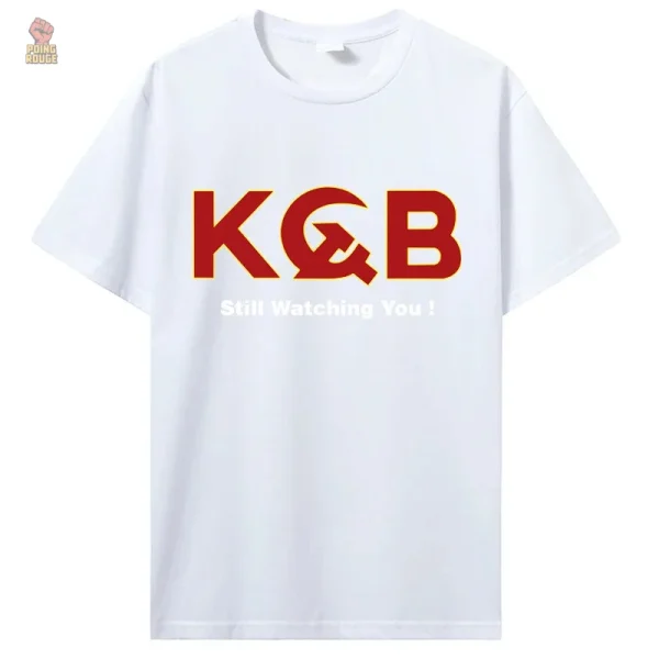 T-shirt inspiré par le KGB avec touche humoristique