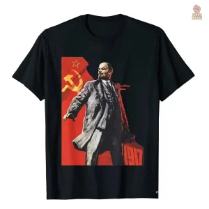 T-shirt Lénine Forever avec design révolutionnaire 1917