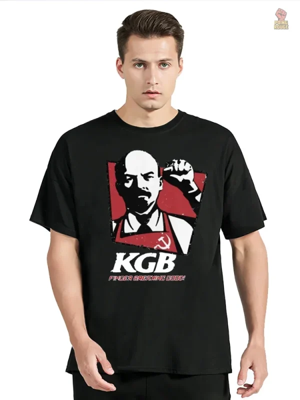 t-shirt-lenine-kgb-parodie-finger-breakin-good-1 T-shirt Lenine KGB parodie Finger Breakin Good
