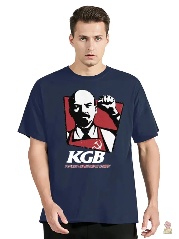 Modèle de T-shirt Lenine KGB en style parodique