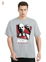 T-shirt KGB avec design inspiré de Lenine