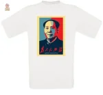 T-shirt Mao Serve the People en coton léger