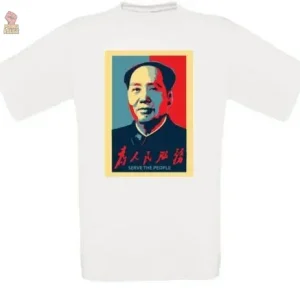 T-shirt Mao Serve the People en coton léger