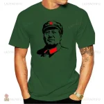 T-shirt Mao Zedong avec un visage stylisé
