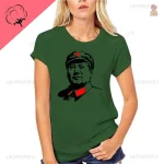 T-shirt avec visage de Mao, style vintage et original