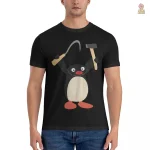 T-shirt Pingu, design inspiré du communisme